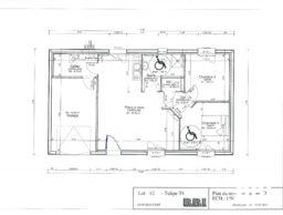 Plan de la maison à vendre louée à Beaufort Orbagna